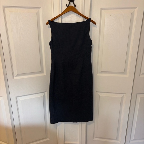 MILKFED Navy Gray pencil knee length 90s vintage y2k square neck Japanese - Picture 10 of 12